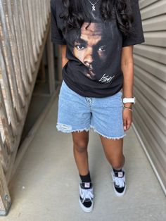 Black Shorts Outfit Summer, Fly Outfit, Outfit Inspo Casual, Cute Lazy Day Outfits, Tomboy Style Outfits, Streetwear Fashion Women, Cute Swag Outfits, Simple Trendy Outfits