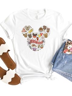 Best Day Ever Snacks Mom T-Shirt Bella + Canvas Unisex Jersey Short Sleeve Tee - Many Colors - Sydney So Sweet Park Snacks, Mom Wardrobe, Disney Snacks, Baby Outfits, Best Day Ever, Magic Kingdom, Mom Shirt, Playful Design, Mom Shirts