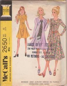 two women's dresses and one woman's jacket are shown in this sewing pattern