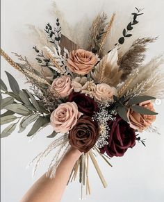 a person holding a bouquet of flowers in their hand with the caption pampassolutet edmonton, alberta