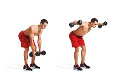 a man doing dumbbell exercises with two different weights