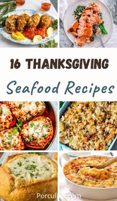 Seafood Thanksgiving Ideas Pescatarian Thanksgiving Recipes, Pescatarian Thanksgiving Dinner, Seafood Thanksgiving Dinner Ideas, Pescatarian Thanksgiving, Pesco Vegetarian Recipes, Seafood Thanksgiving, Thanksgiving Main Dish, Thanksgiving Mains, Traditional Thanksgiving Dinner