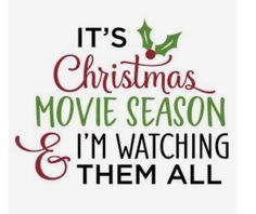 it's christmas movie season and i'm watching them all hand lettered