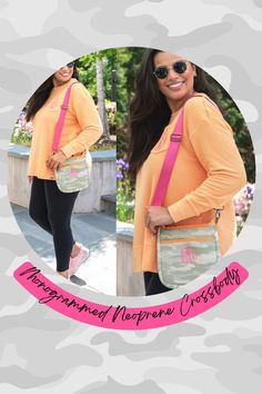 Whether you are on vacation or on the go running errands, our Monogrammed Neoprene Crossbody is the perfect customizable accessory! This spacious personalized Crossbody is washable, lightweight, and durable! Monogram Keychain, Sunglasses Strap, Marley Lilly, On Vacation, Sun Hats, Running Errands, The Go, Baseball Hats, Crossbody Bag