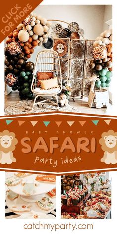 baby shower safari party ideas for boys and girls