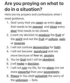 a poem with the words are you praying on what to do in a situation?