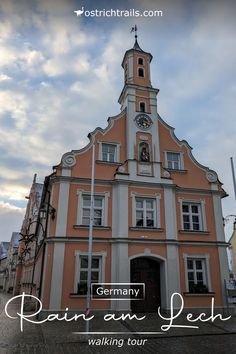 An old building in Rain am Lech Small Castles, Main Street, Small Towns