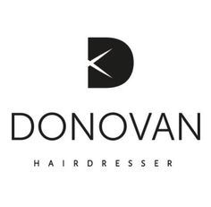 the logo for donovan hairdresser