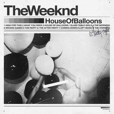 the weeknd house of balloons cd cover art print poster wallpaper home decor gift