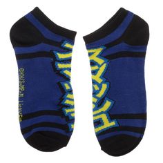 My Hero Academia Ankle Sock 5-Pack: Wear a different pair of awesome My Hero Academia socks every weekday! This amazing My Hero Academia Ankle Sock 5-Pack includes five pairs of juniors ankle socks featuring different designs, such as "You Can Be a Hero," "One for All," and an image of Izuku Midoriya. They're made of 98% polyester and 2% spandex, and they fit sizes 9-11. Be a hero and order yours today! Machine wash cold with like colors. Do not bleach. Tumble dry with low heat. Anime Socks, My Hero Academia Merchandise, Superhero Fashion, Ankle Sock, Comfy Socks, Ankle Socks Women, Sock Game, All Might, Apparel Merchandising