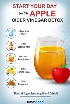 Apple Cider Vinegar Detox Drink, Apple Cider Vinegar Detox, Natural Detox Drinks, Smoothie Detox, Juicer Recipes, Detox Drinks Recipes, Healthy Detox, Natural Detox, Detox Water