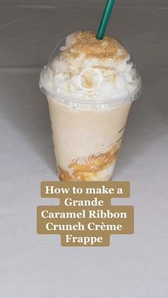 an ice cream sundae with caramel and whipped cream on top is featured in this ad for tiktok