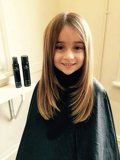 Kids Side Bangs Haircut, Kids Layers Haircut, Kids Face Frame Haircut, Kindergarten Haircut Girl, Kids Hair Cuts Medium Length, Kids Long Haircut, Girls Long Haircut Kids, Kids Layered Haircut, Girls Haircuts With Layers