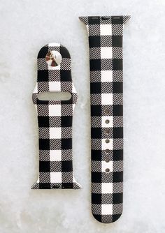 THE perfect silicone watch band! This black and white gingham watch will be the perfect accessory to any outfit. One size fits most. Black And White Gingham, Silicone Watch Band, Apple Watch Band, Apple Watch Bands, Watch Band, Watch Bands, Apple Watch, Gingham, Black And White