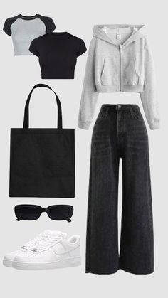 Aesthetic Outfits With Black Jeans, Black Flared Jeans Outfit, Winter Outfits Dinner, Outfit Ideas For School Fall, Shuffles Outfits, Tomboy Girls, Digital Marketing Manager, Outfit Layout, Hijabi Outfits Casual