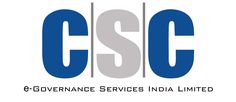 the logo for the government services india limited company, which is also in blue and white