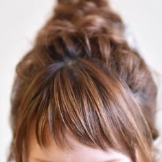 Short Bangs Big Forehead, Easy Hairstyles For Medium Hair Bangs, Short Silver Hair With Bangs, Short Textured Bangs, Mini Bangs Short Hair, Short Hair With Short Bangs, Angled Bangs, Brown Hair Color, Short Bangs