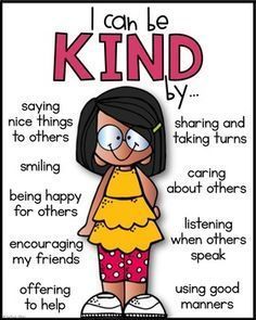 (FREE) Classroom Character Expectations - Being KIND Poster Character Traits Poster, Classroom Expectations, Beginning Of School