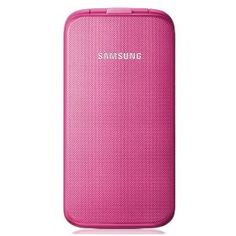 the pink samsung flip case is shown