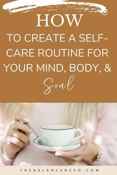 Mind, body, & soul are connected. Your daily self-care routine should take care of your mind, body, & soul. Things To Do For Your Mind Body And Soul, Mind Body Soul Self Care, Mind Body Green, Take Care Of Your Mind, Body Mind Soul, Soul Care, Balanced Mind, Body Wellness