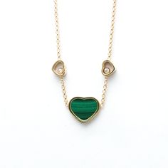 Used Chopard Happy Heart Malachite Diamond Necklace 81a082 Pink Gold (18k) Diamond,Malachite Men,Women Fashion Pendant Necklace Carat/0.1 (Pink Gold) (Sku: Bf573826) === General === Brand : Chopard Model : Happy Heart Malachite Diamond Necklace 81a082 === Design === Necklace Type : Pendant Necklace Style : Fashion Gender : Men,Women Material : Pink Gold (18k) Color : Pink Gold Stone : Diamond, Malachite Weight (Ct.) : 0.10 === Size === Weight : 8.4g / 0.29oz. Neck Circumference : 36.5 Cm - 41 Cm Fashion Pendant, Happy Heart, Gold Stone, Pink Gold, Pink And Gold, Women Fashion, Style Fashion, Diamond Necklace, Women Jewelry