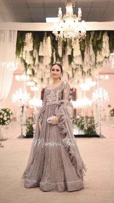 Simple Wedding Frocks, Walima Dress For Bride Sister, Pakistani Wedding Outfits Sisters Bridesmaid Dresses, Trending Party Wear Dresses, Pakistani Bridesmaids Outfits, Stitching Styles, Simple Gown, Asian Wedding Dress Pakistani, Brides Sister