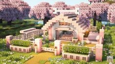 Minecraft Building Ideas For A Town, Minecraft Bee House, Pretty Minecraft Houses, Mc House, Cottagecore Minecraft, Mc Builds, Minecraft Structures, Minecraft House Plans