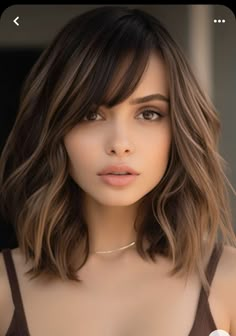 Medium Brunette Hair, Short Hairstyles For Round Faces, Best Hairstyles For Women, Thick Hair Cuts, Haute Hair, Lob Hairstyle, The Best Hairstyles