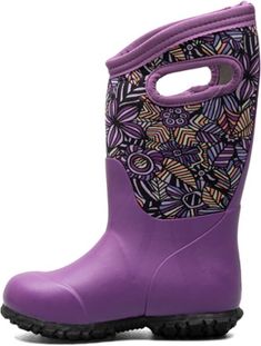 Built with everything they (and you) need and nothing they don't  the kids' Bogs York Wild Garden boots with easy-on handles keep feet warm and dry no matter the weather. Kids Winter Boots, Garden Boots, Wild Garden, Op Logo, 5 Kids, Life Well Lived, 4 Kids, Rei Co-op, Kids Boots