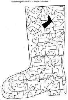 an image of a boot made out of letters