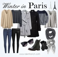 Wanna know how to pack for your trip to Paris? Check it all out here! www.talkinfrench.... Outfit Generator, Winter Packing, Paris Mode, Paris Outfits, Gdansk