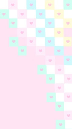 an abstract background with hearts in pastel colors