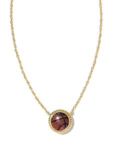 No matter the team you cheer for, be the most stylish fan in the stands wearing the Basketball Gold Short Pendant Necklace in Orange Goldstone. This basketball pendant shimmers with its orange goldstone, perfect for making game day your fashion moment. Preppy Christmas List, Basketball Necklace, Short Pendant Necklace, Preppy Christmas, Game Day Outfit, Gold Shorts, Kendra Scott Necklace, Basketball Gifts, Gold Orange