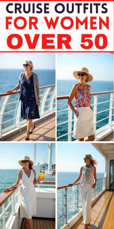 "Fashion knows no age! Discover stylish and flattering cruise outfits for women over 50 that are both comfortable and sophisticated."