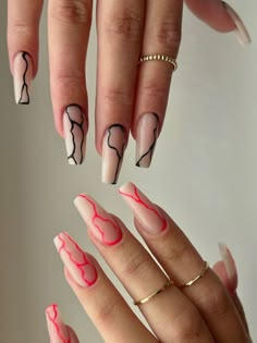 Wow Nails, Beige Nails, Grunge Nails, Basic Nails, Simple Acrylic Nails, Acrylic Nails Coffin Short, Heart Nails, Fire Nails