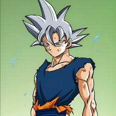 an image of a cartoon character that looks like gohan