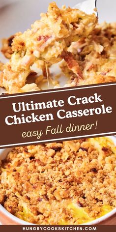 the ultimate crock chicken casserole recipe that is easy to make and delicious