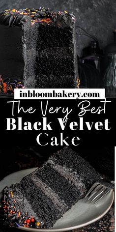 the very best black velvet cake recipe