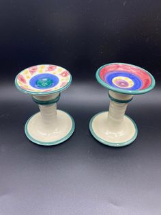 Vintage Arts and Craft Style Stoneware Pottery  Pillar Candle Holders, Joanne Munzar Port Dover Pottery, Canadian Pottery Candleholder   In good condition, no chips or cracks. Minimal wear if any.  Signed by Artist Joanne Munzar Canadian Potter  Shorted Candle Holder  4-1/2 height by 3-1/4 diameter  Taller Candle Holder  4-3/4" height by 3-1/2" diameter As a seller who strives for service excellence, I advise all buyers from European (UK/Germany) and South Pacific Countries  (Australia/NZ/) to s Service Excellence, Tall Candle Holders, Arts And Craft, Pillar Candle Holders, Stoneware Pottery, Art And Craft, South Pacific, Pillar Candle, Home Fragrances