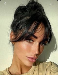 Bangs With Medium Hair, Fringe Hairstyles, Long Hair With Bangs, Haircuts For Long Hair, Curtain Bangs, Aesthetic Hair, Gorgeous Hair, Balayage Hair, Hairstyles With Bangs