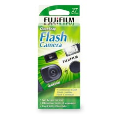 the packaging for a flash camera