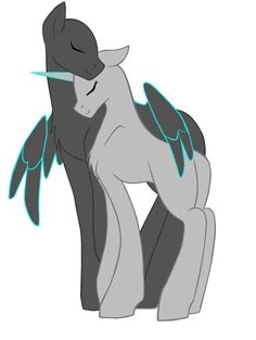 an image of a pony with wings on it's back and its eyes closed