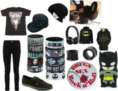 Goth Punk Outfits, Masculine Outfits, Emo Fits, Pastel Goth Outfits