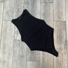 Zara Black Sleeveless Bodysuit Size Large - New Without Tags Black Lined Body Tank Top For Party, Black Stretch Halter Neck Bodysuit, Black Lined Party Tank Top, Sleeveless Swimwear For Night Out, Black Sleeveless Swimwear With Lined Body, Black Halter Neck Bodysuit For Summer, Black Lined Body Tank Top For Summer, Black Stretch Sleeveless Bodysuit, Black Sleeveless Stretch Bodysuit