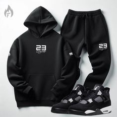 Black Sweatsuit, Air Jordan 11 Bred, Matching Sweatsuit, Air Jordan Retro 13, Jordan 11 Bred, Air Jordan Retro 4, Jordan 13 Black, Jordan Retro 11, Jordan Retro 4