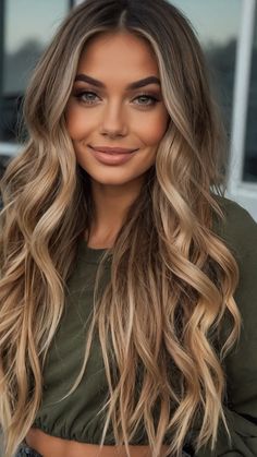 Honey Vs Ash Blonde, Light Hair For Brunettes, Fall Baylage Hair Blonde, Fall Blonde Balayage Medium Length, Honey Ombre Hair Brunettes, Carmel And Blonde Balayage On Brown Hair, Blonde To Caramel Hair, Light Burnett, Fall 2024 Long Hair Trends