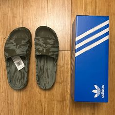 Size 11 Adidas Shoes Men, Adidas Flip Flops, Adidas Shoes Mens, Gray Green, Shoes Men, Adidas Shoes, Flip Flop Sandals, Adidas Men, Green And Grey