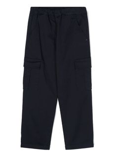 navy blue stretch-cotton twill weave elasticated waistband two diagonal pockets to the sides logo plaque two side cargo pockets mid-rise tapered leg unlined Boys Chinos, Dress With Jean Jacket, Baby Boy Accessories, Burberry Kids, Dolce And Gabbana Kids, Twill Weave, Stella Mccartney Kids, Suits Coats, Jeans Dress