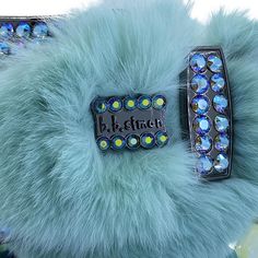 b.b. Simon Cyan Fur Crystal Belt - Dudes Boutique Bb Simon Belts, Crystal Belt, Year Of Dates, 8 Weeks, Instagram Fashion, Italian Leather, Pay Attention, 20 Years, Custom Orders