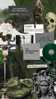 a collage with different things in it including flowers, plants and other things to see